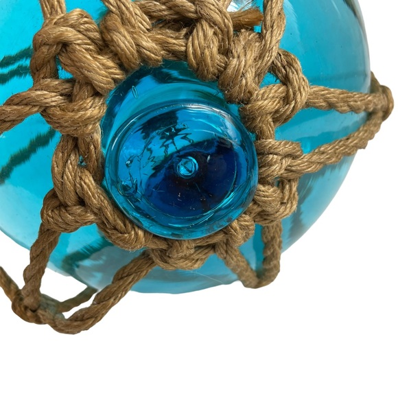 Large Lighthousecore Japanese Fishing Float Glass Vintage Nautical Ocean Sea 12” - Picture 6 of 16